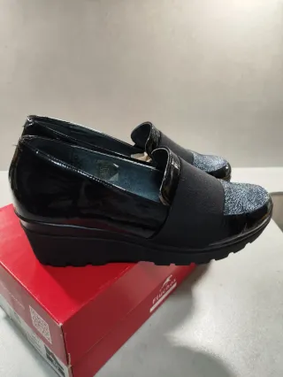 Zapatos de piel negros