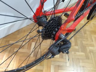 Bici carretera niño Btwin Triban Roja