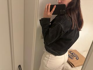 Chaqueta vaquera negra Massimo Dutti