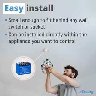 Shelly 1 Mini Gen3 – Relé Interruptor Wi-Fi, 1 Can