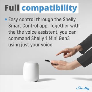 Shelly 1 Mini Gen3 – Relé Interruptor Wi-Fi, 1 Can