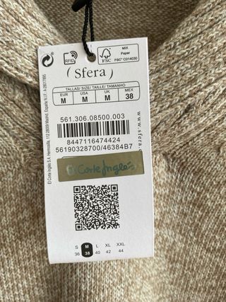 Jersey Sfera Men Beige Talla M