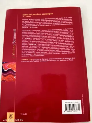 Storia del pensiero sociologico