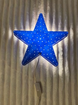 Candeeiro Estrela Azul IKEA