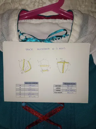 Traje Huertana 6-7 años