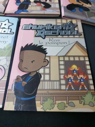 5 libros Shuriken School
