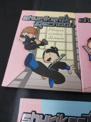 5 libros Shuriken School
