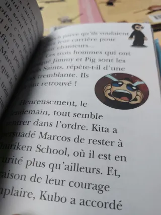 5 libros Shuriken School