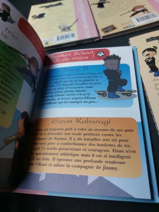 5 libros Shuriken School