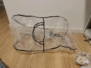 Funda protectora lluvia capazo