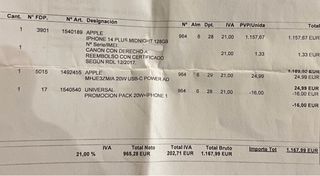 iPhone 14 Plus 128GB Midnight + Fattura + Custodie