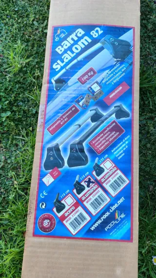 Barras Slalom 82 + Portaesquís Pool Line (4 snowb)