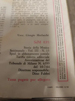 Storia della Musica - Vol. III