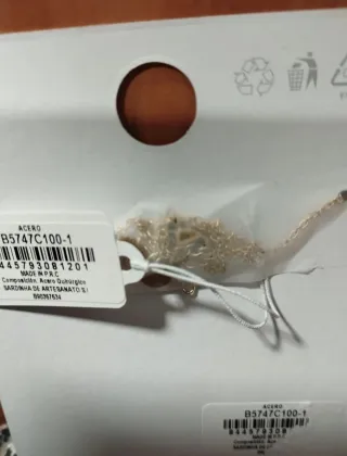 Colgante letra H  dorado