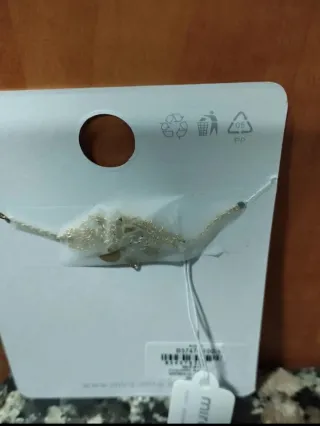 Colgante letra H  dorado