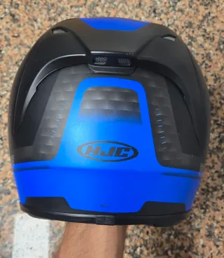 Capacete Integral HJC Azul e Preto