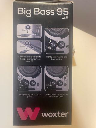 Altavoces Woxter Big Bass 95 20W Gaming