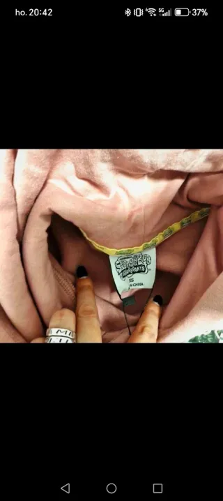 Felpa Spongebob Nickelodeon Nuova