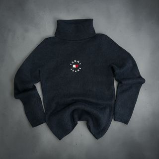 Jersey Cuello Alto Tommy Jeans Azul