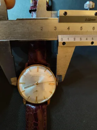 Reloj Cauny Prima De Luxe Oro FEF 290 Vintage