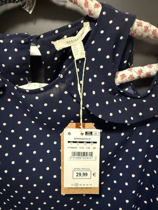 Vestido azul de Springfield