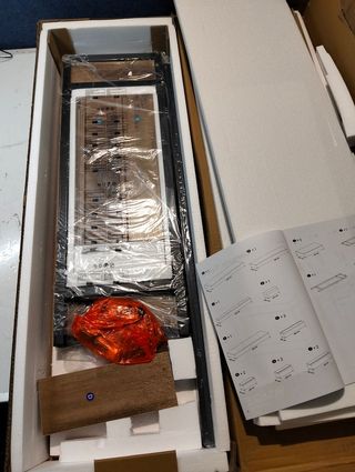 Tavolo consolle industriale con 2 cassetti in acciaio Vasagle LNT015W01