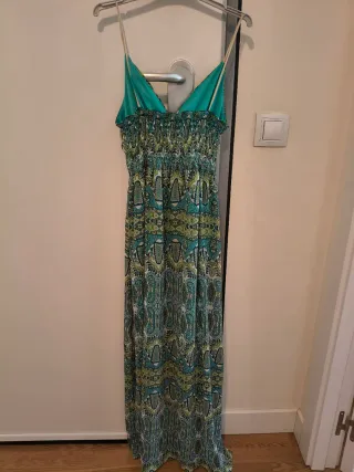 Vestido largo estampado talla 42