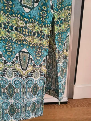 Vestido largo estampado talla 42