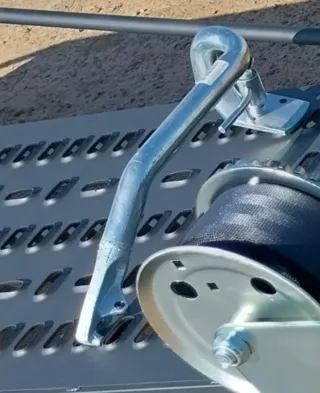 Pareja Tope de rueda para grúa porta coches