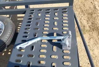 Pareja Tope de rueda para grúa porta coches