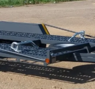 Pareja Tope de rueda para grúa porta coches