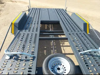 Pareja Tope de rueda para grúa porta coches