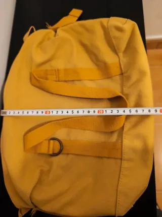 Bolso de lona amarillo