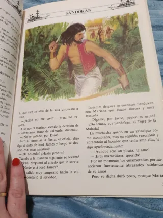 Libro sandokan.años 80