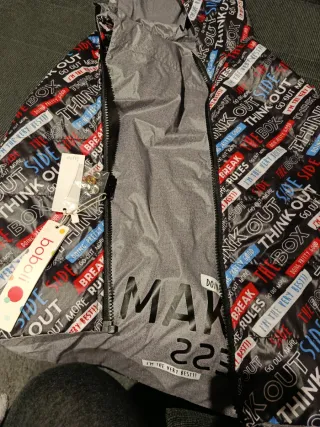 Chaleco reversible gris boboli