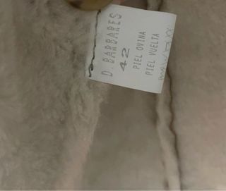 Pelliza de piel doble faz