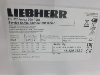 Nevera Liebherr A++ Blanca