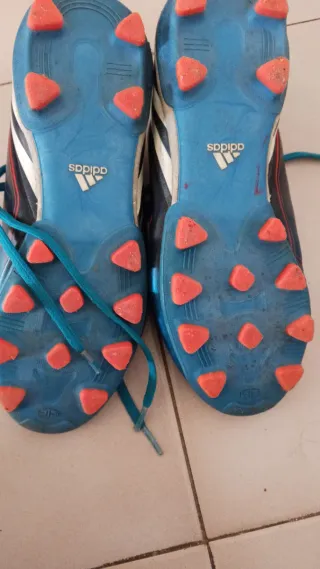 Adidas Bambas Fútbol Azul/Rojo