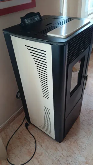 Stufa a pellet per pezzi