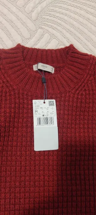 Jersey Mango Hombre Rojo Talla M