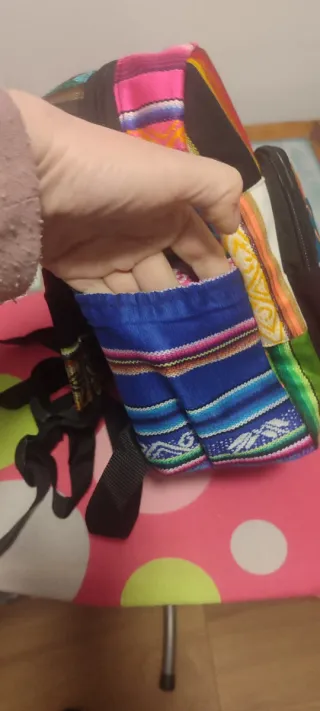 Mochila pequeña multicolor nueva