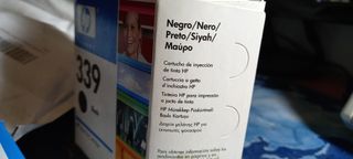 Cartucho Tinta HP 339 Negro C8767E (1 Unidad)