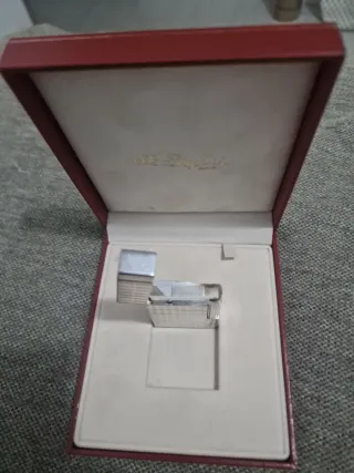 Mechero Dupont Plata