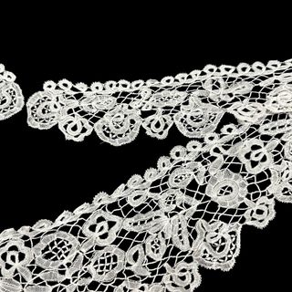 Antiguo cuello pico encaje Honiton