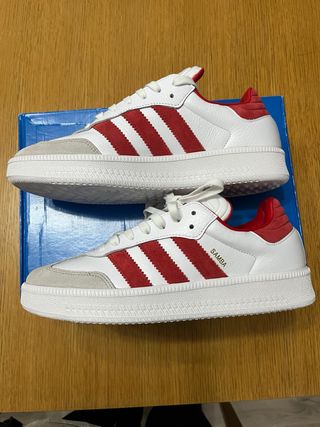 Adidas Samba Blancas y Rojas nuevas