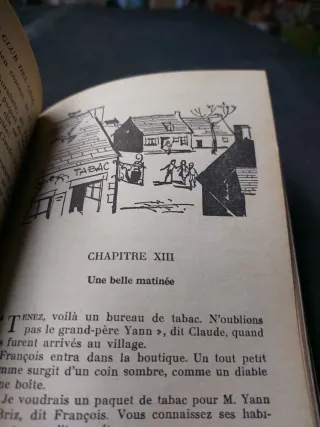 Antiguo libro El club de los cinco en francés