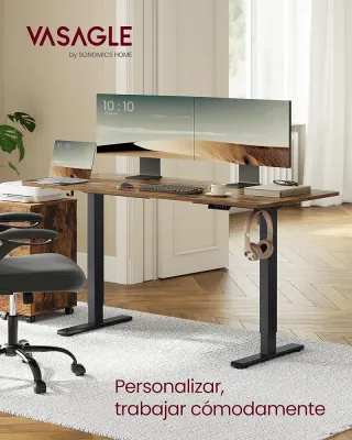 Escritorio Eléctrico Altura Regulable VASAGLE LSD021B01