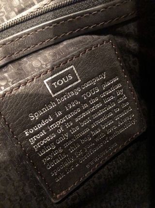 Bandolera Tous Azul Marino / Camel