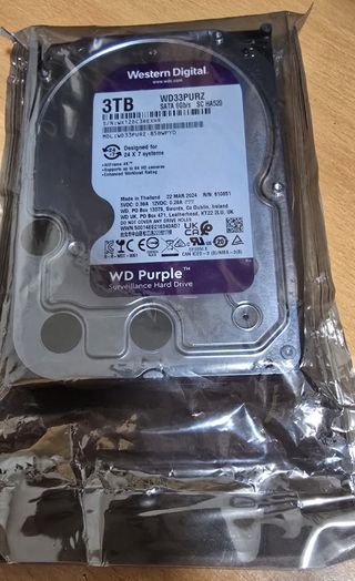 Disco Duro WD Purple 3TB
