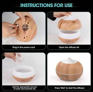 Humidificador Aceites Esenciales 400ml